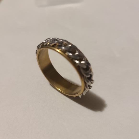 Stainless Steel Gold Ring - Picture 5 of 5
